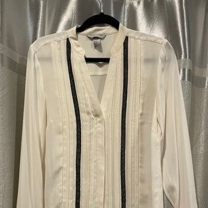 Woman’s white  elegant blouse size 10